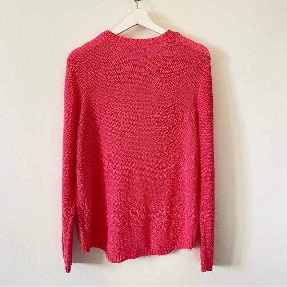 Penmans Long Sleeve Waffle Knit Sweater Pink Size L - Picture 15 of 15